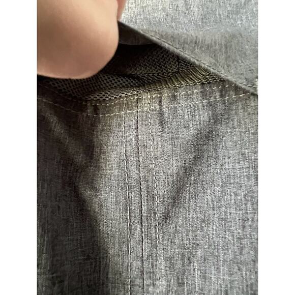 XPLR Jeremiah Shirt Mens Small Gray Long Sleeve Vented Button Up Outdoors NWOT - Picture 3 of 9